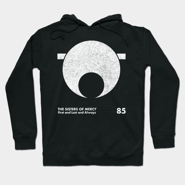 Sisters Of Mercy / Minimal Graphic Design Tribute Hoodie by saudade